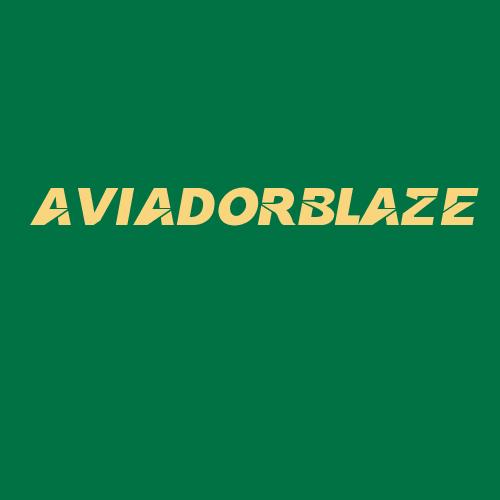 Logo da AVIADORBLAZE